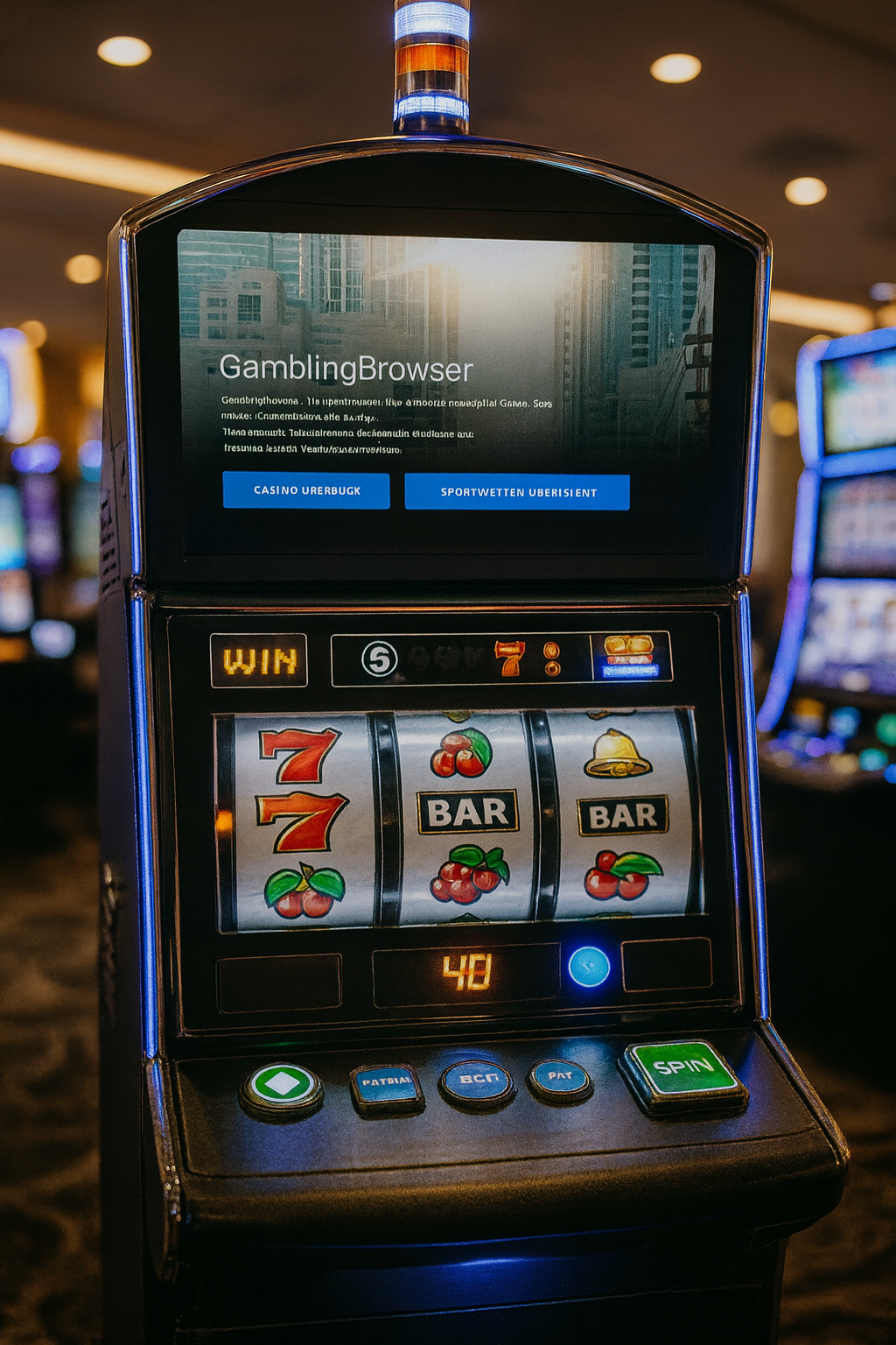Slotautomat mit Gambling Browser