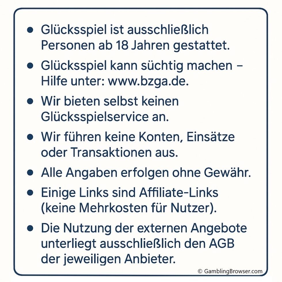 Glücksspielwarnung
